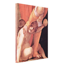 Pontormo - Archangel Michael Detail Gallery Wrapped Canvas