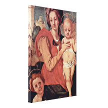 Pontormo - Madonna with John the Baptist Canvas Prints