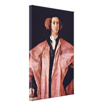 Pontormo - Portrait of a Young Man Stretched Canvas Print