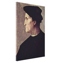 Pontormo - Profile Portrait of a Man Gallery Wrapped Canvas