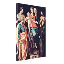 Pontormo - St Benedict and St Filippus Gallery Wrapped Canvas