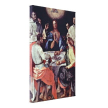 Pontormo - Supper at Emmaus Gallery Wrapped Canvas