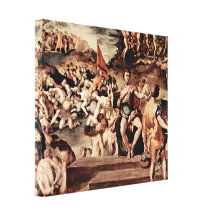 Pontormo - The ten thousand martyrs Stretched Canvas Print