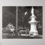 Pony Cart at Hebe Poster