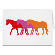 pony carte de vœux