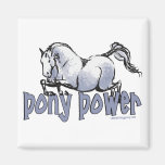 Pony Power Fridge Magnet