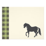 Pony Silhouette Birthday Party Invitation