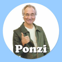 PONZI sticker stickers