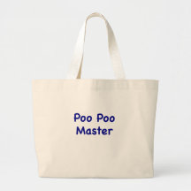 Poo Poo Master Canvas Bag