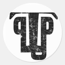 Poo Poo Platters Grunge Sticker 2