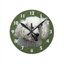 Poodle Art Wall Clock