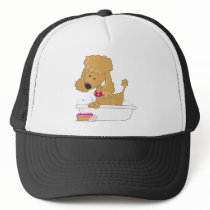 Poodle Bath Mesh Hat
