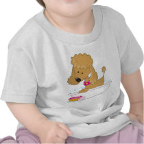 Poodle Bath T Shirts