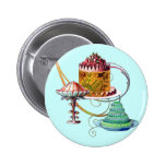 Poodle Cakes Bon Bons Pin Button