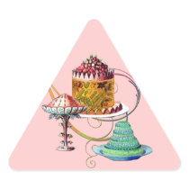 Poodle Cakes Cupcake Bon Bon Stickers
