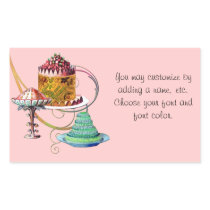 Poodle Cakes Cupcake Bon Bon Stickers