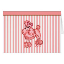 Poodle Card