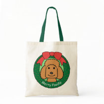 Poodle Christmas Bags