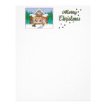 Poodle Christmas Treat Shop Stationery Letterhead