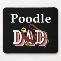 Poodle Dad Gifts Mouse Pad