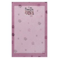 Poodle DIVA Stationery Design
