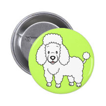 Poodle Gifts and merchandise Pin