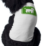 Poodle Graphic (Green) pet clothing