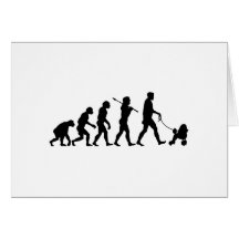 Poodle Greeting Card