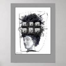 Poodle-hair Poster
