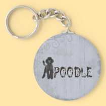 Poodle keychains