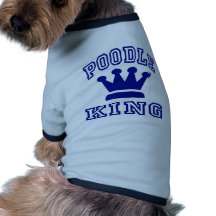Poodle King Dog T-shirt