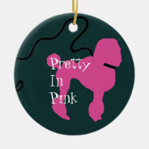 Poodle Leash Shirt Christmas Tree Ornament