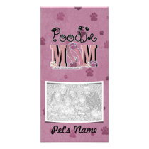 Poodle M Photo Card Template