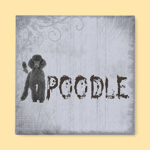 Poodle magnets