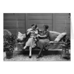 Poodle Playtime, 1920s Greeting Cards