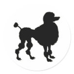Poodle,Png Round Stickers
