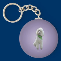 poodle_rnd_ornament keychains