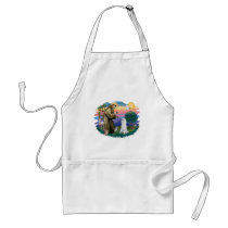 Poodle (Standard White) Aprons