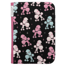 Poodlerama Kindle Folio Case by Fluff