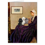 Poodles (four) - Whistler's Mother Card