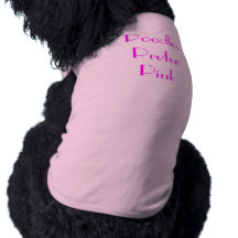 Poodles Prefer Pink Doggie Tee
