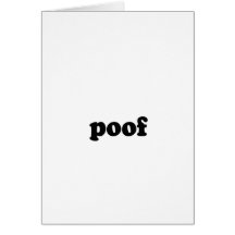 POOF CARD