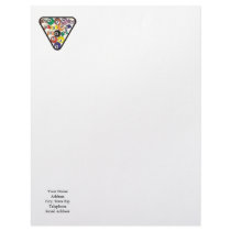 Pool Ball Rack Letterhead Template
