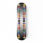 Pool Balls / Billiards: Custom Skateboard