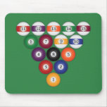 Pool Balls / Billiards: Mousepad