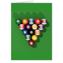 Pool Balls on Green Felt: