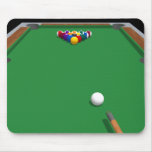 Pool Balls on Table: 3D Model: mousepads