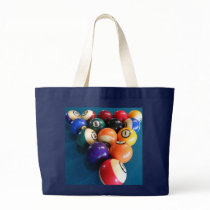 Pool Balls Racked on the table Canvas Bag