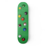 Pool Billiard Balls Skateboard