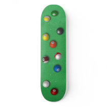 Pool Billiard Balls Skateboard